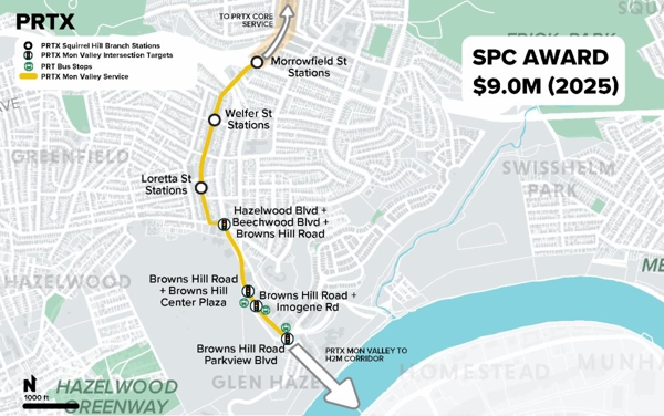 PRT Awarded $9 Million to Extend University Line BRT through Squirrel Hill, Greenfield